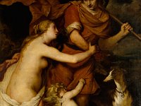 GG 687  GG 687, Thomas Willeboirts, gen. Bosschaert (1614-1654), Venus und Adonis, Leinwand, 174 x 133 cm : Götter, Kinder, Tiere